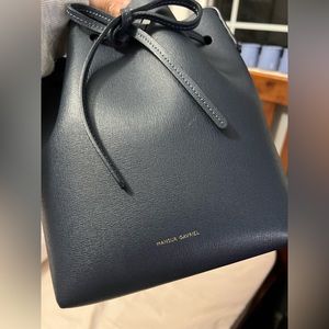 Mansur Gavriel mini bucket bag blue